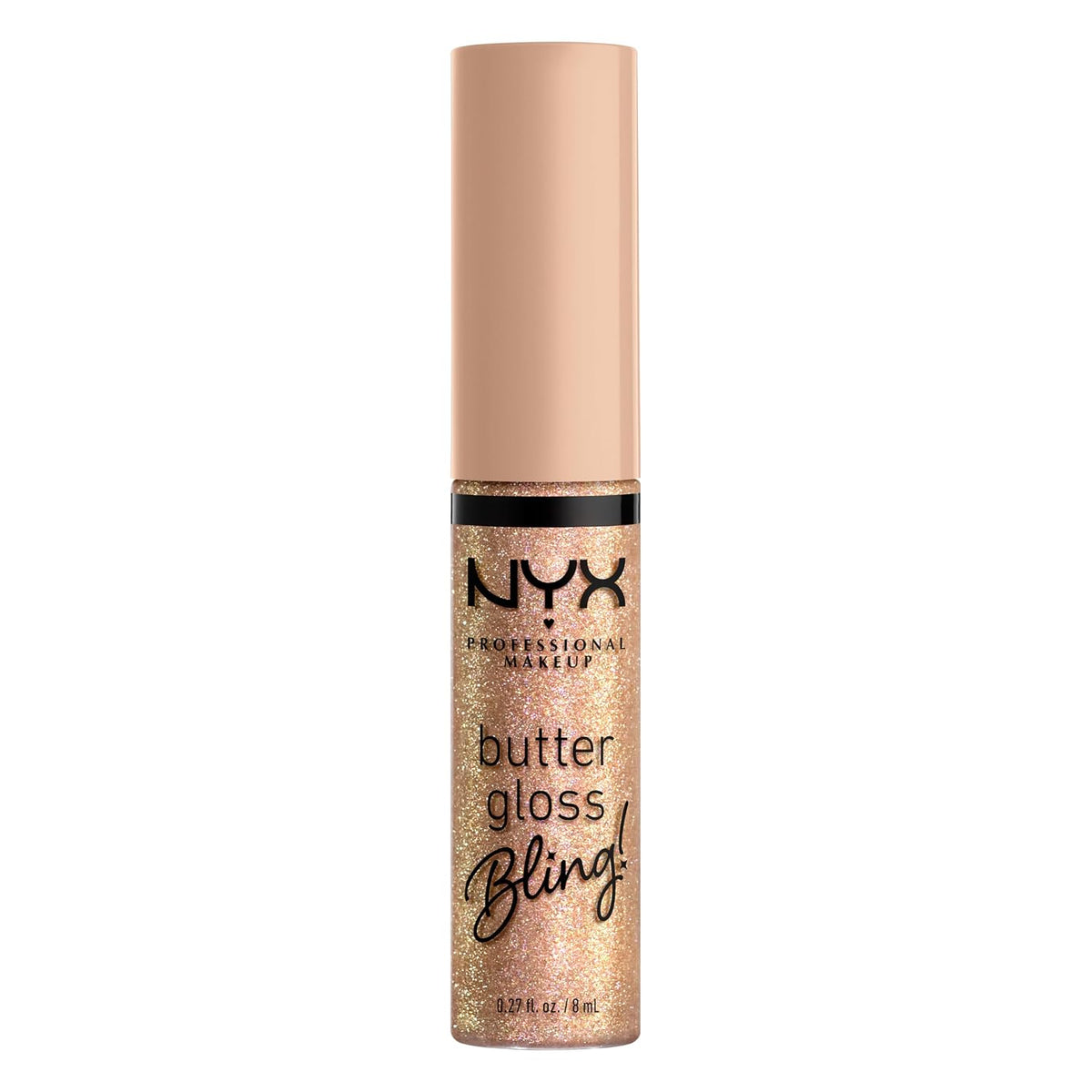 NYX Professional Makeup Butter Gloss Bling - Non-Sticky, Shiny Vegan Lip Gloss for a Radiant Finish