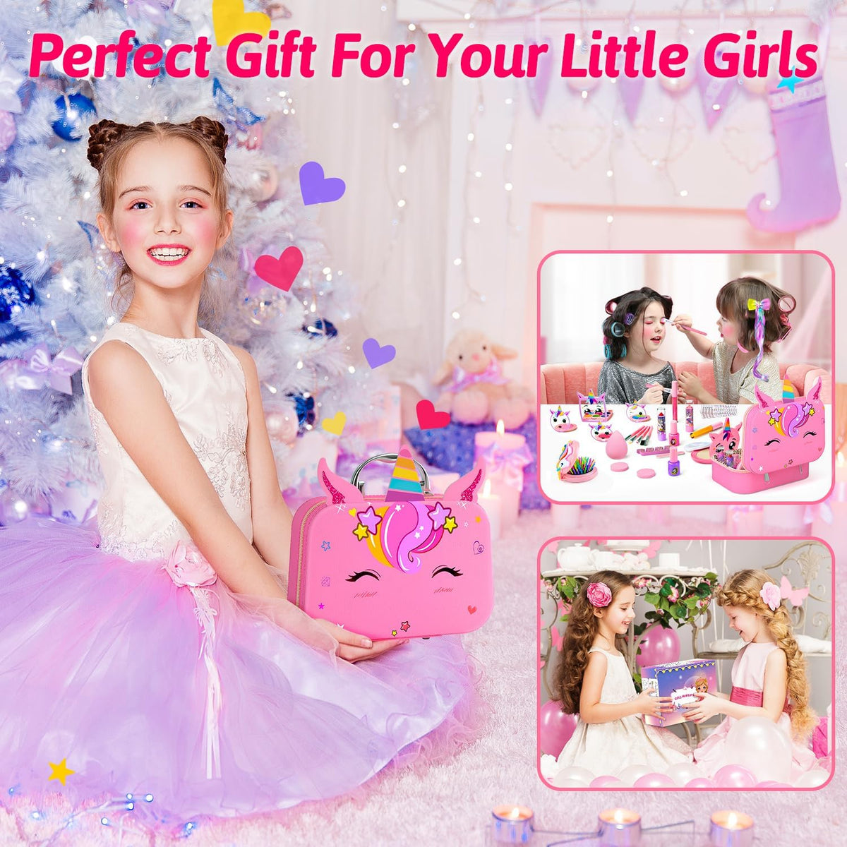 Children's Non-Toxic Washable Makeup Kit for Girls