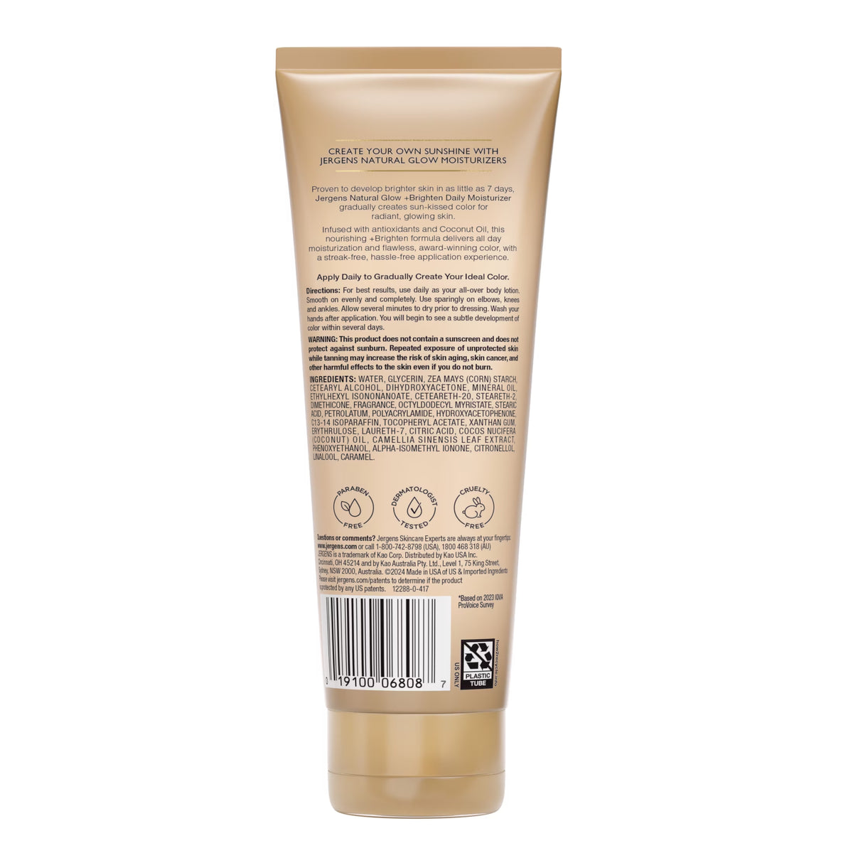 Natural Glow Daily Moisturizer and Sunless Self-Tanning Lotion for Fair to Medium Skin, 7.5 Fl Oz