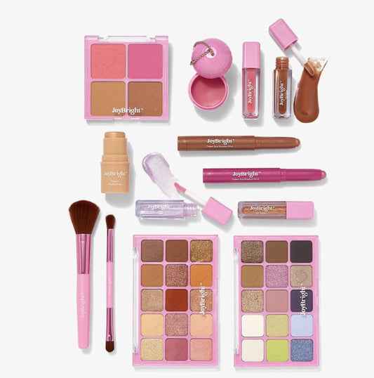 Joybright Y2Cutie Beauty Box by Ulta Beauty - Makeup Collection Set Featuring Eyeshadow Palettes, Lipstick, and Blush
