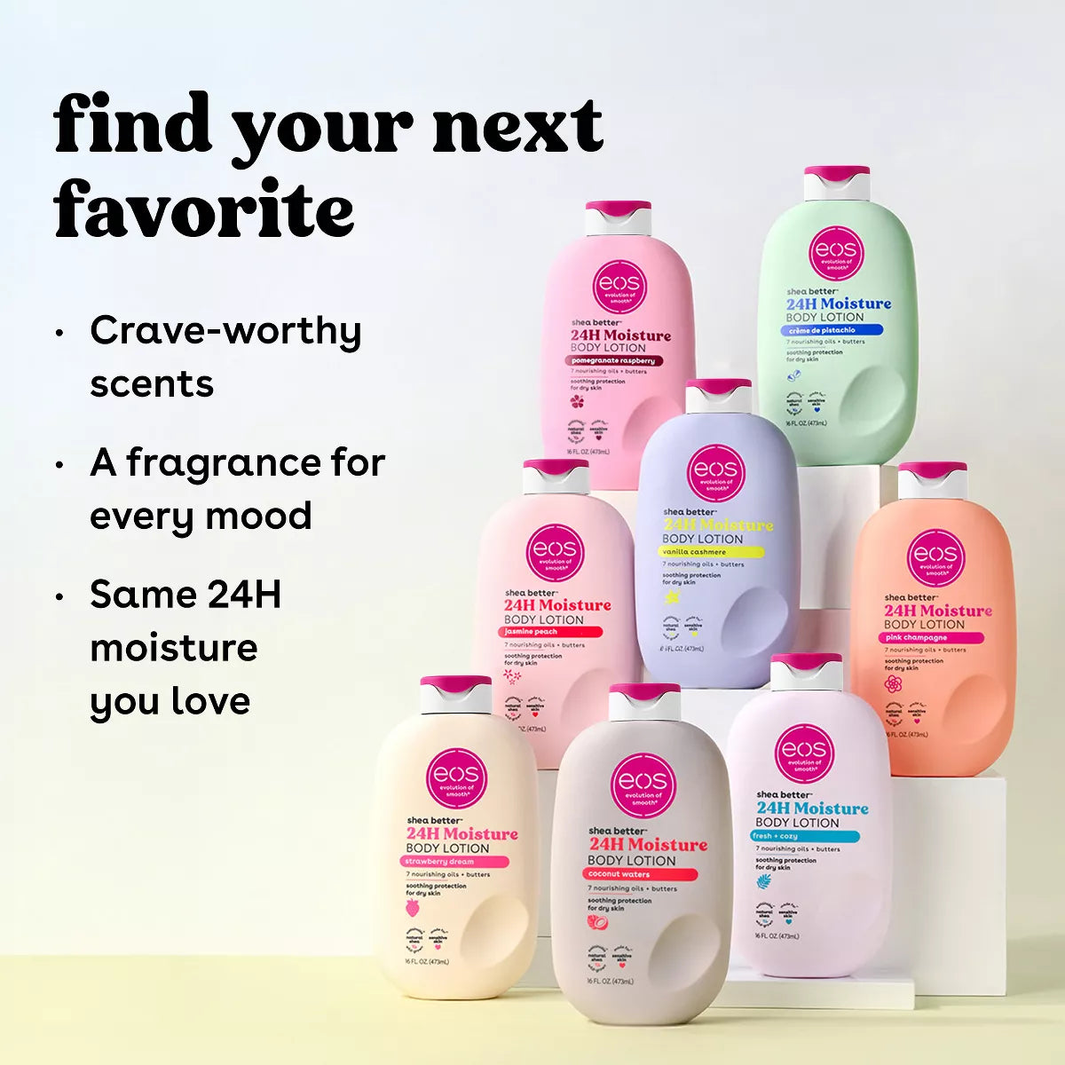 Eos Shea Better Body Lotion in Vanilla Cashmere - 16 oz
