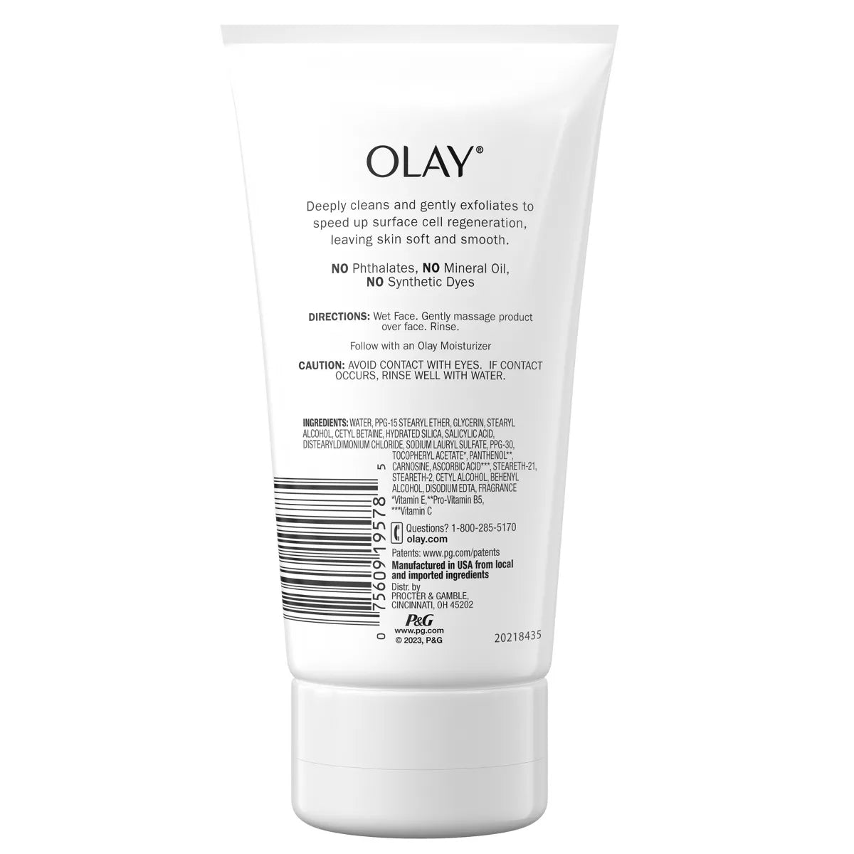 Olay Regenerist Vitamin C and BHA Infused Cream Face Wash - Scented - 5 Fl Oz