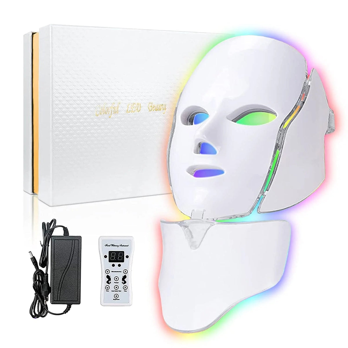 Skincare Tools — 7-Color LED Light Therapy Face Mask
