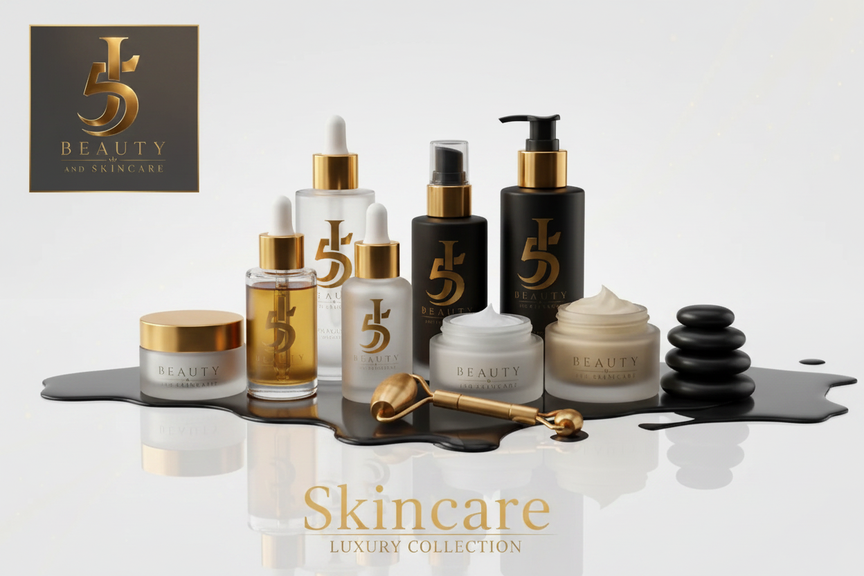 J5 Beauty Skincare - White Background