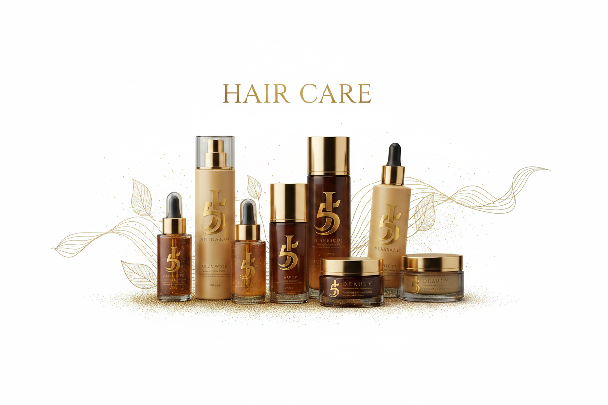 Hair Care - No Branding, White Background