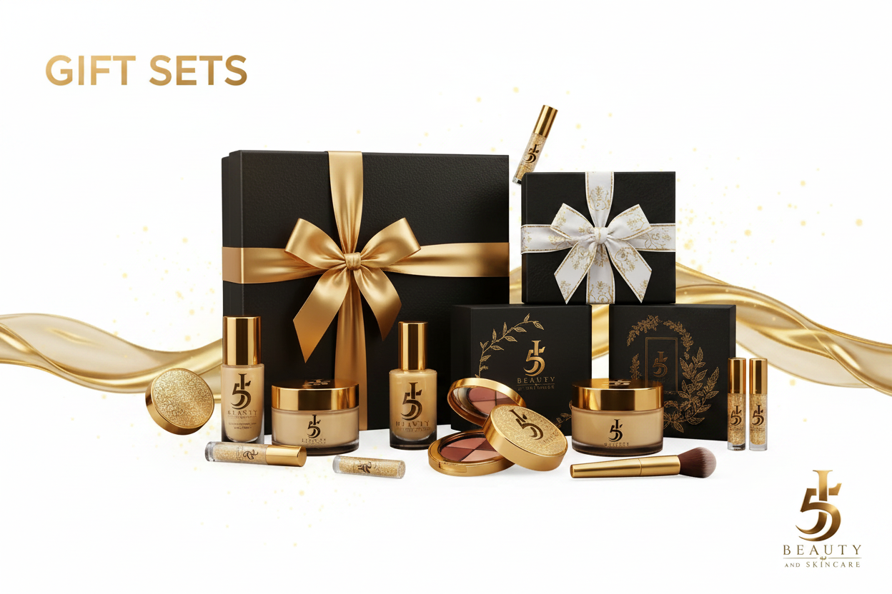 J5 Beauty Gift Sets - White Background