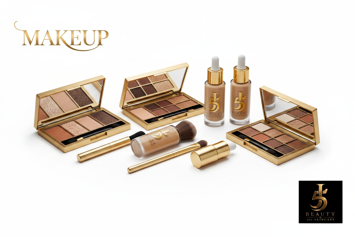 J5 Beauty Makeup - White Background