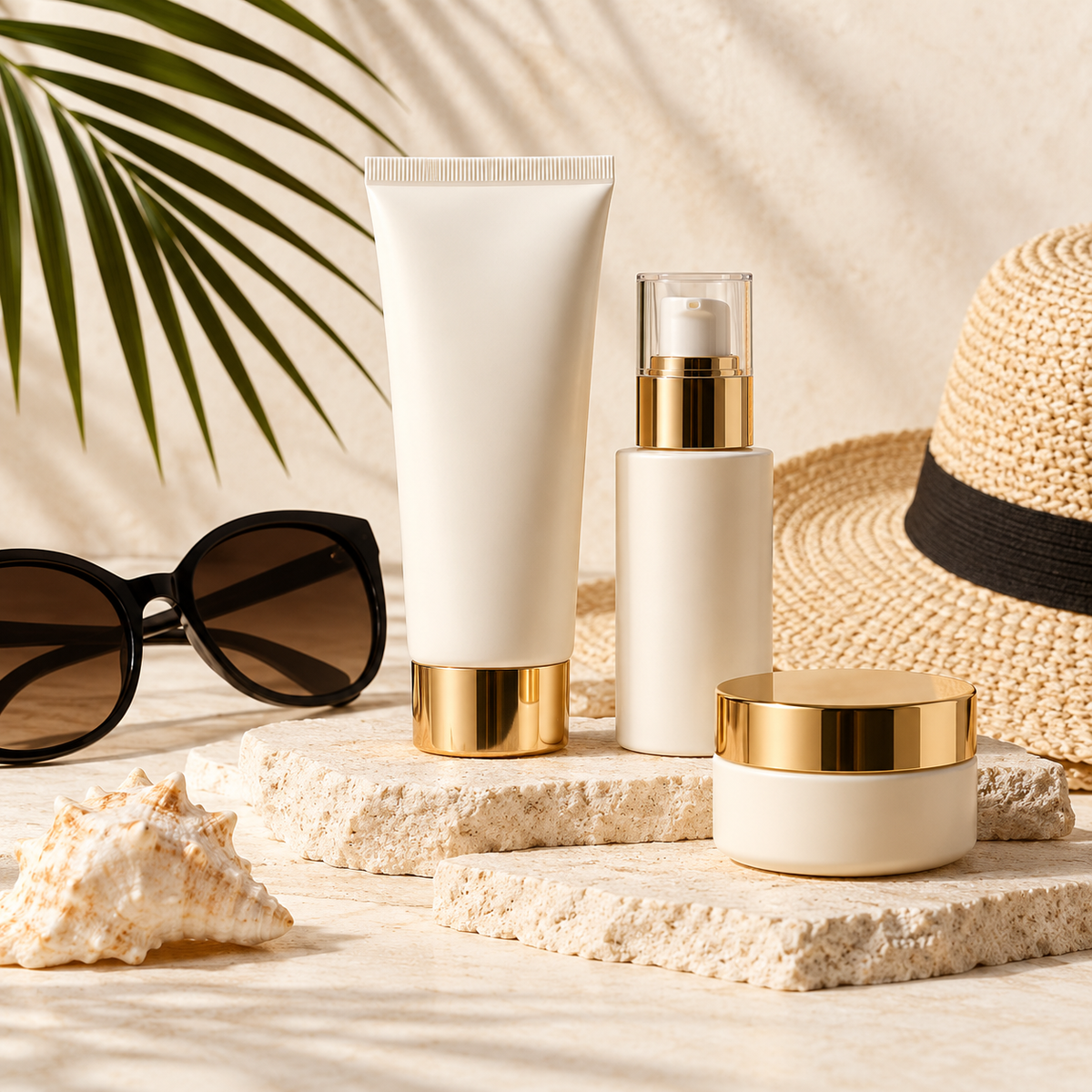 Suncare category illustration