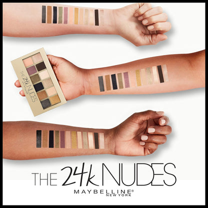 Maybelline The 24K Nudes Eyeshadow Palette — 12 Shades