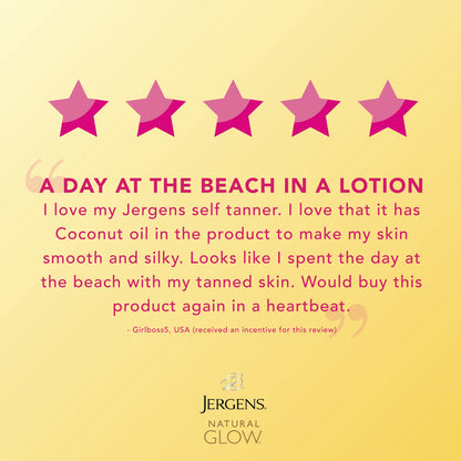 Natural Glow Daily Moisturizer and Sunless Self-Tanning Lotion for Fair to Medium Skin, 7.5 Fl Oz