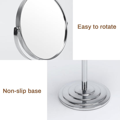 3X Magnifying Vanity Makeup Mirror for Tabletop Use