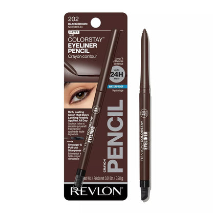 Revlon ColorStay Waterproof Eyeliner Pencil with Built-In Sharpener - 0.01 oz