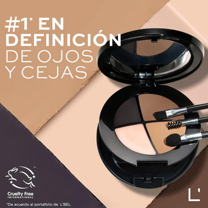 L'BEL Perfecting Kit for Flawless Brows and Eyes 4.4G
