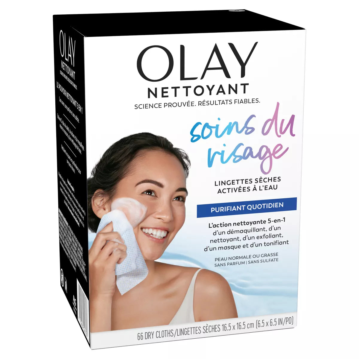 Olay Daily Facials Unscented Makeup Remover Cleansing Wipes - 66 Count