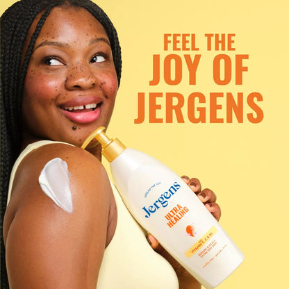 Jergens Ultra Healing Moisturizing Lotion for Dry Skin with Vitamins C, E, and B5
