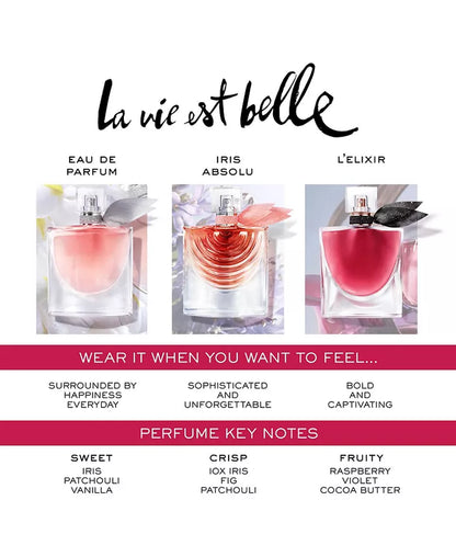 La Vie Est Belle Eau De Parfum Women'S Fragrance Refillable, 3.4 Oz.