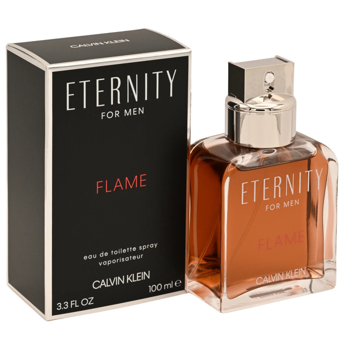 Eternity Flame by Calvin Klein Men's Eau de Toilette 3.3 oz - New in Box