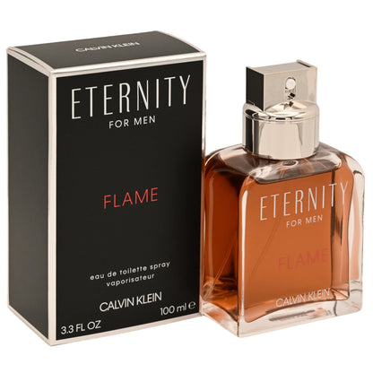 Eternity Flame by Calvin Klein Men's Eau de Toilette 3.3 oz - New in Box