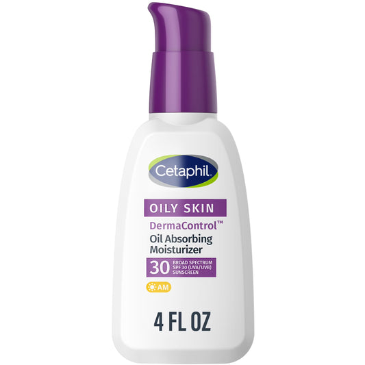 Cetaphil DermaControl Oil-Absorbing Moisturizer SPF 30, 4 fl oz