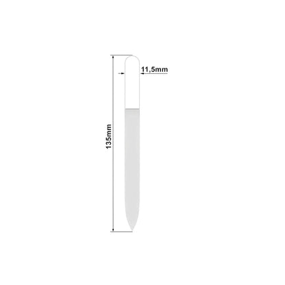 Mont Bleu Premium Tempered Glass Nail File - Handmade Czech Crystal Nail File for Natural Nails