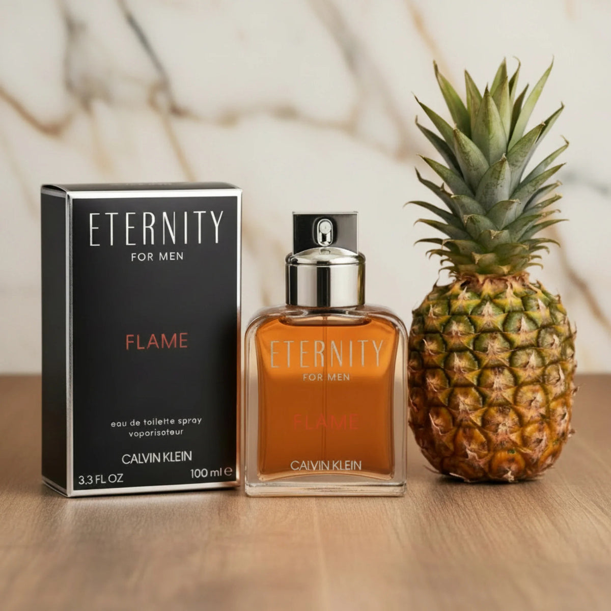 Eternity Flame by Calvin Klein Men's Eau de Toilette 3.3 oz - New in Box