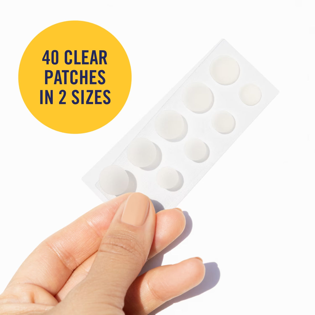 PM Overnight Spot Treatment Patches, Clear Hydrocolloid Dots, 40 Count