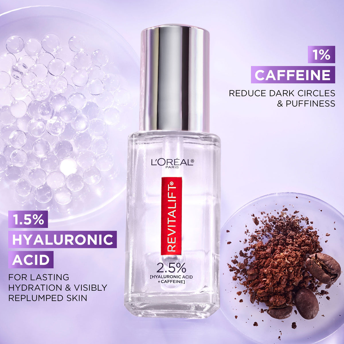 Revitalift Caffeine Eye Serum for Dark Circles, 0.67 fl oz