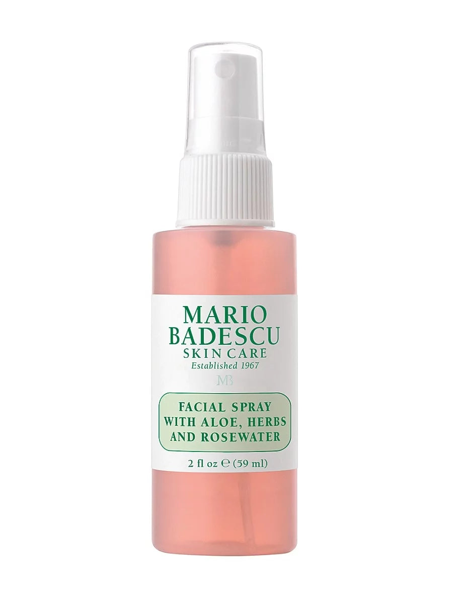 Mario Badescu Rosewater and Aloe Vera Facial Spray Toner, 2 oz