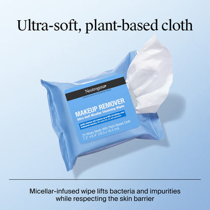 Makeup Remover and Cleansing Towelettes, 25 Count