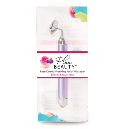 Rose Quartz Vibrating Facial Massager Device