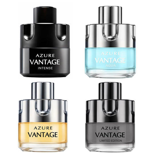 A CENTER Azure Vantage Men's Cologne Set – 4 Piece