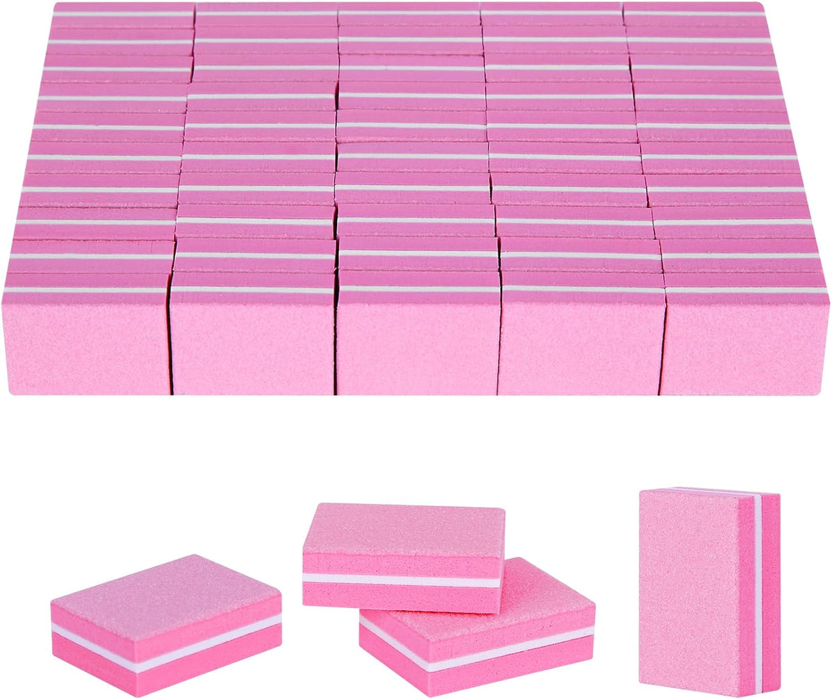50-Pack Mini Nail Buffers for Acrylic and Natural Nails