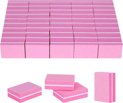 50-Pack Mini Nail Buffers for Acrylic and Natural Nails