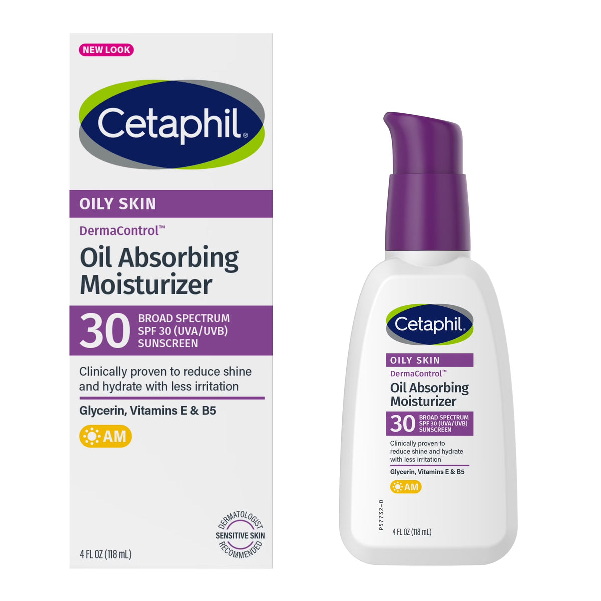 Cetaphil DermaControl Oil-Absorbing Moisturizer SPF 30, 4 fl oz