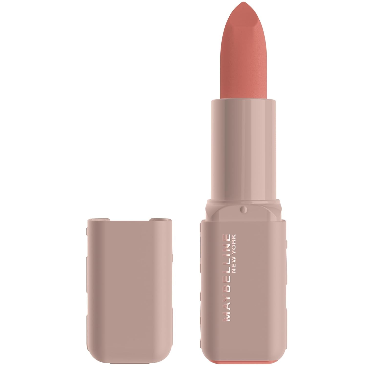 Maybelline Hydrating Serum Lipstick with 8 Hours of Moisture and Hyaluronic Acid, Crop Top (Light Nude Pink Matte)