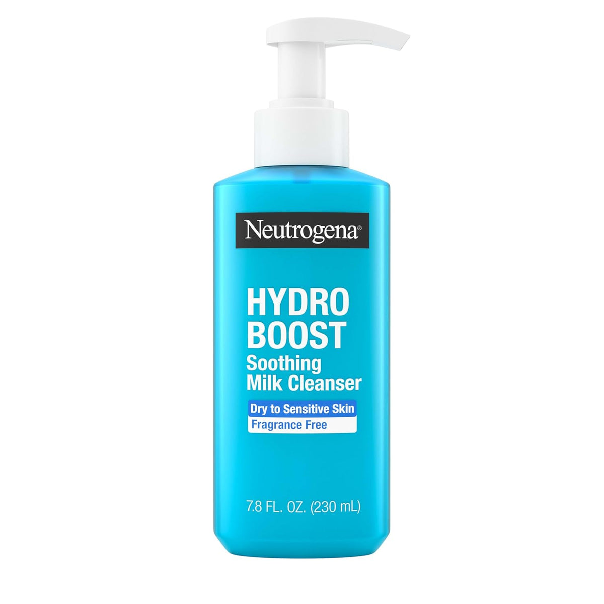 Neutrogena Hydro Boost Soothing Milk Cleanser, 7.8 Fl Oz
