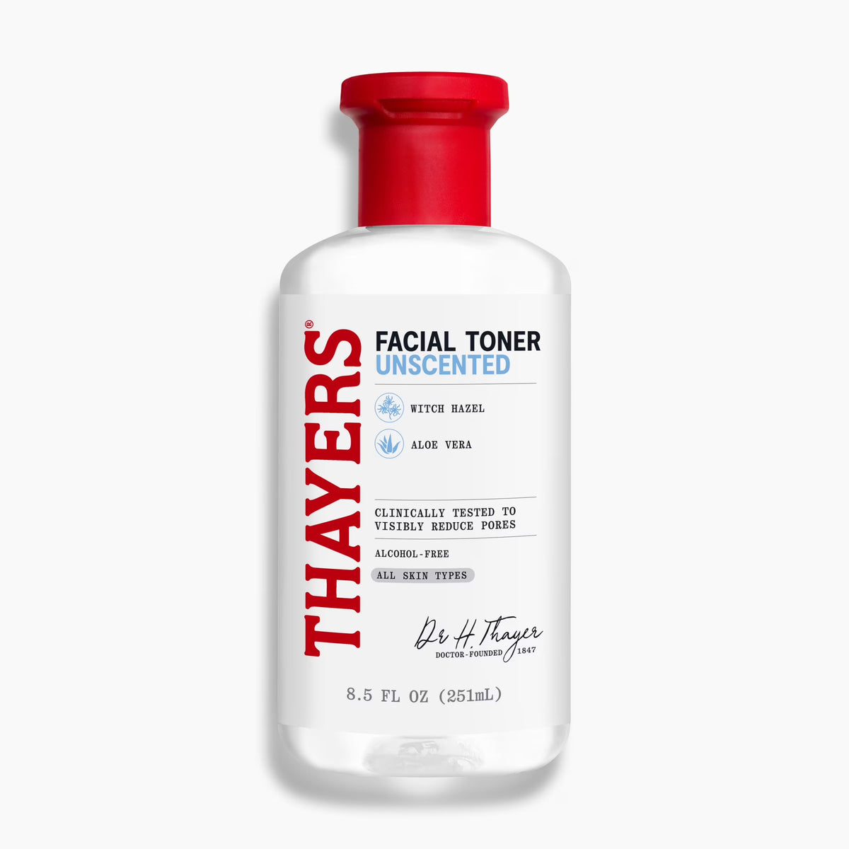 Unscented Alcohol-Free Witch Hazel Facial Toner for Dry Skin, 8.5 Fl Oz