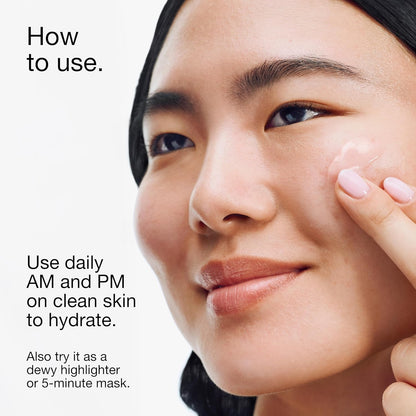 Clinique Moisture Surge 100H Auto-Replenishing Hydrator Oil Free Face Moisturizer | with Hyaluronic Acid, Aloe Bioferment and Vitamins C + E | for All Skin Types | Hydrating + Moisturizing