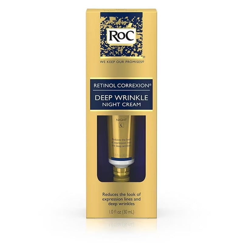 Retinol Correxion Night Cream for Reducing Lines and Deep Wrinkles, 1 oz