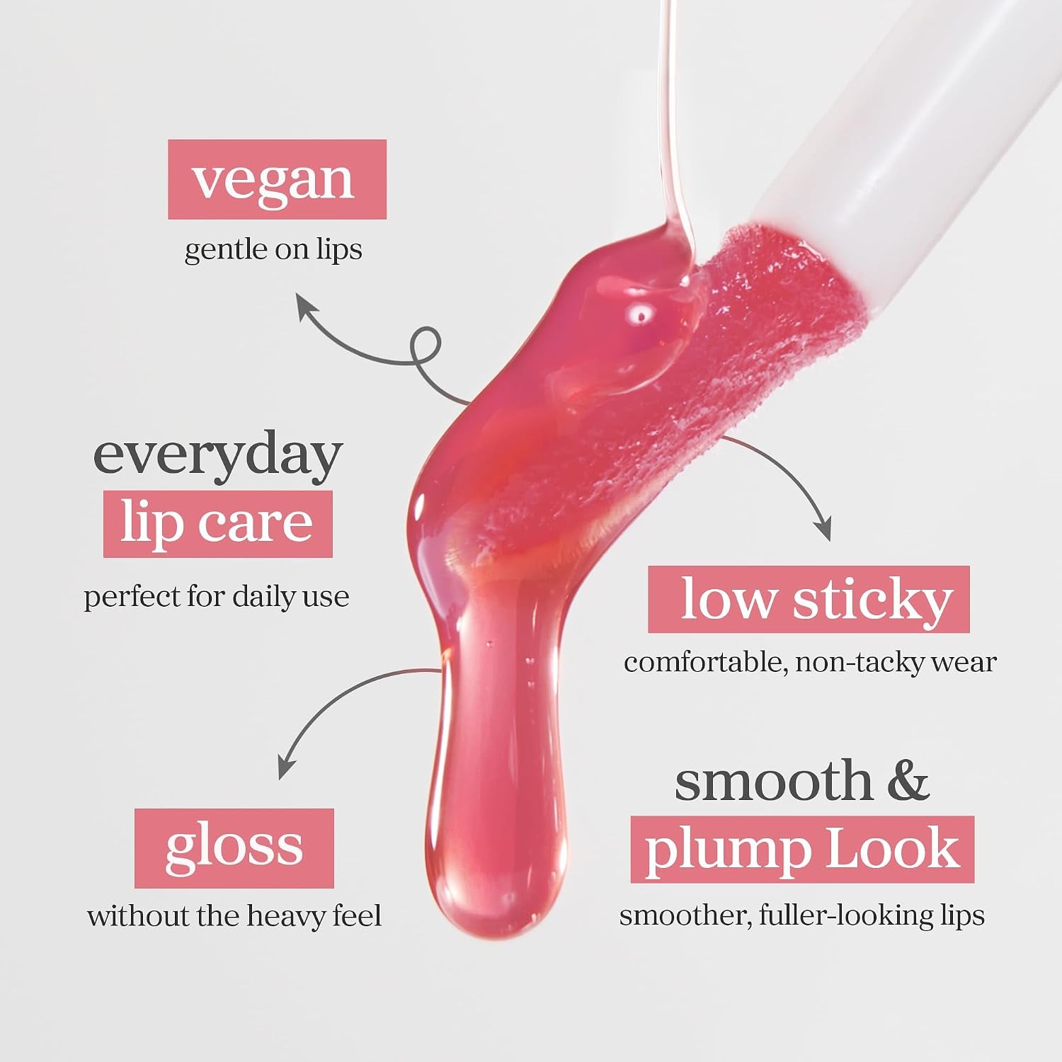 NOONI Korean Lip Oil in Appleplum - Tinted Lip Gloss for Plumping and Hydration