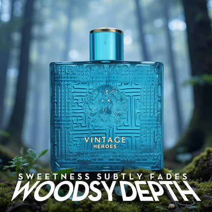 A CENTER Vintage Hero Eau de Parfum for Men, 3.4 Fl Oz - Natural Spray with Masculine Scent, Ideal Gift for Daily Use