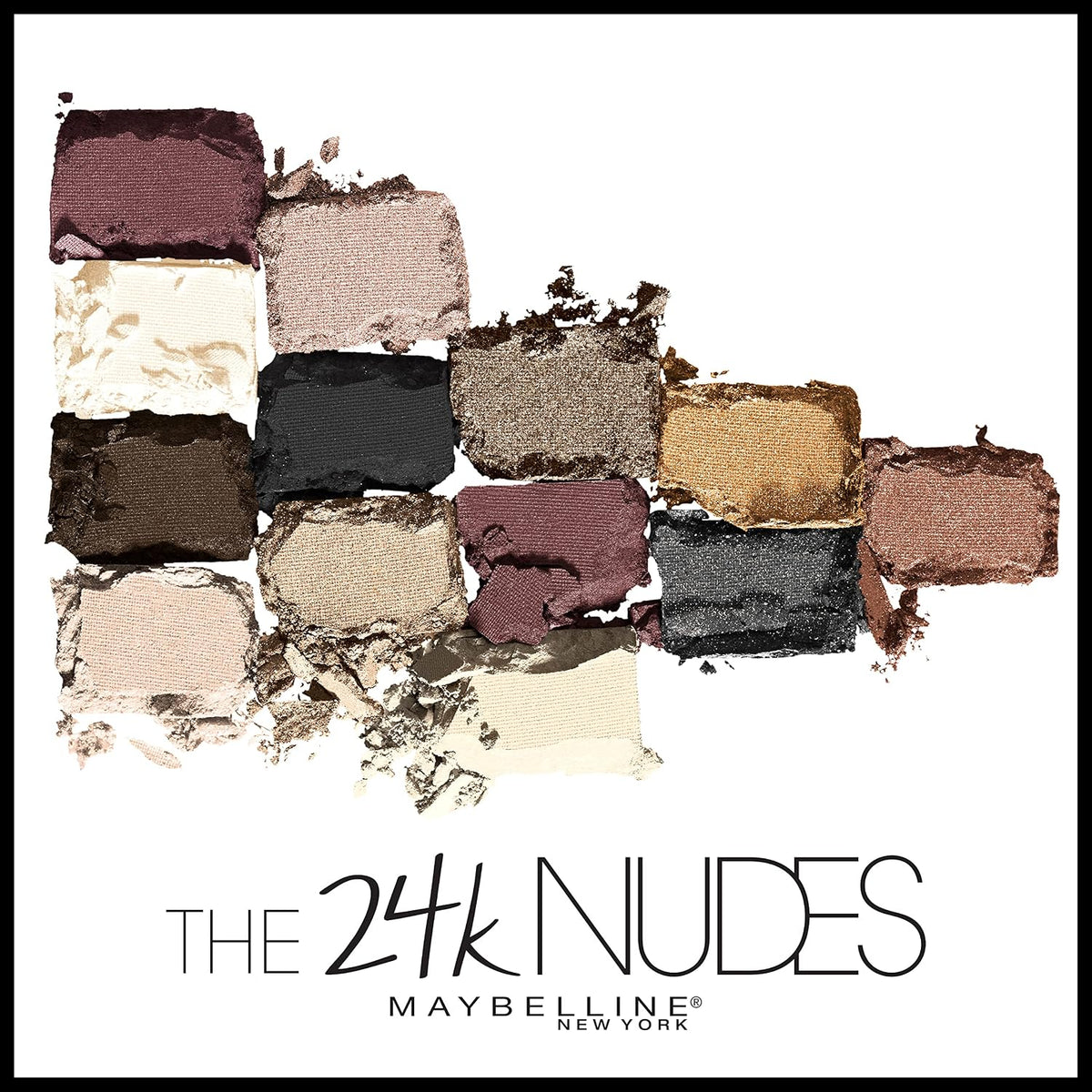 Maybelline The 24K Nudes Eyeshadow Palette — 12 Shades