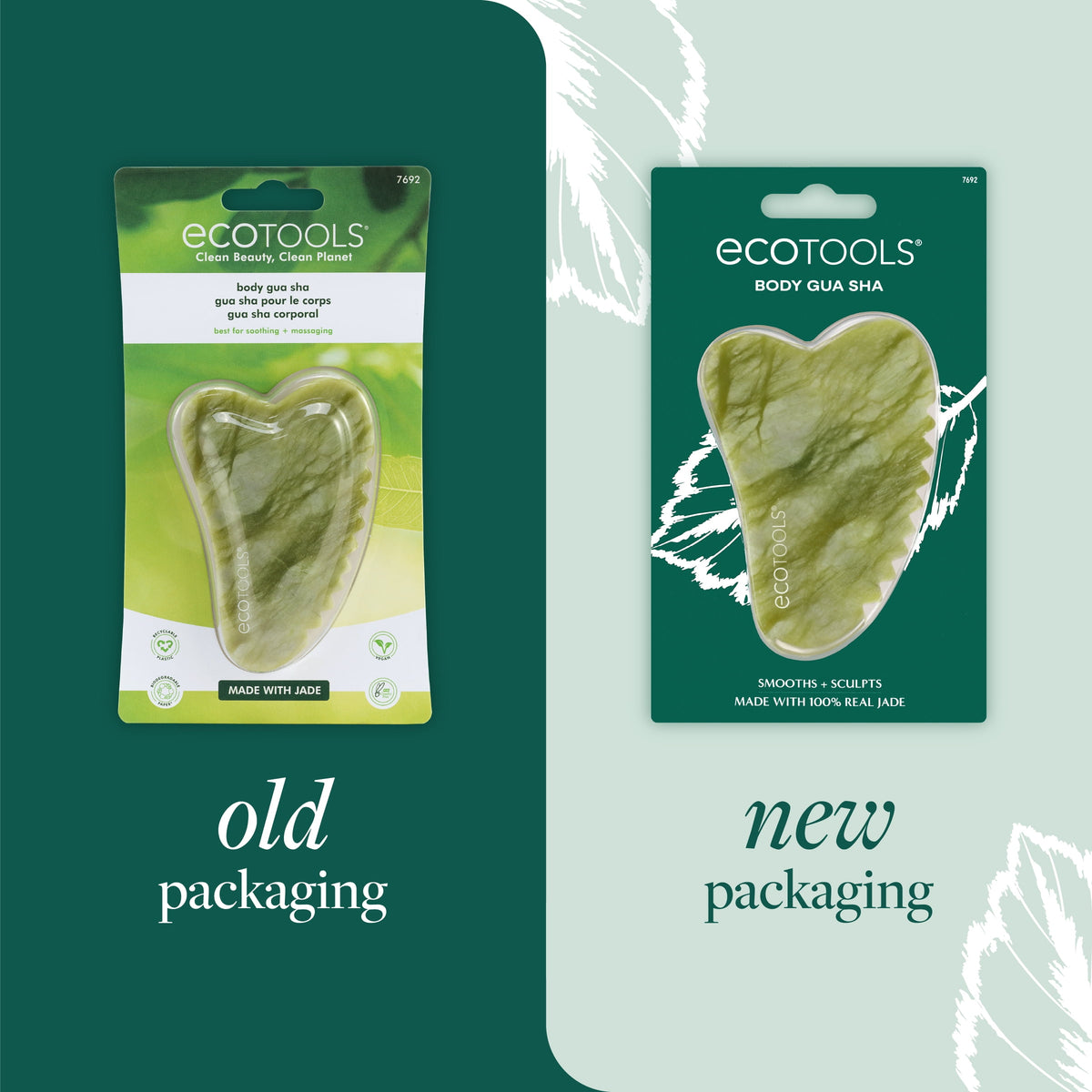 EcoTools Jade Body and Face Gua Sha, 1 Count