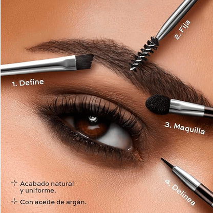 L'BEL Perfecting Kit for Flawless Brows and Eyes 4.4G