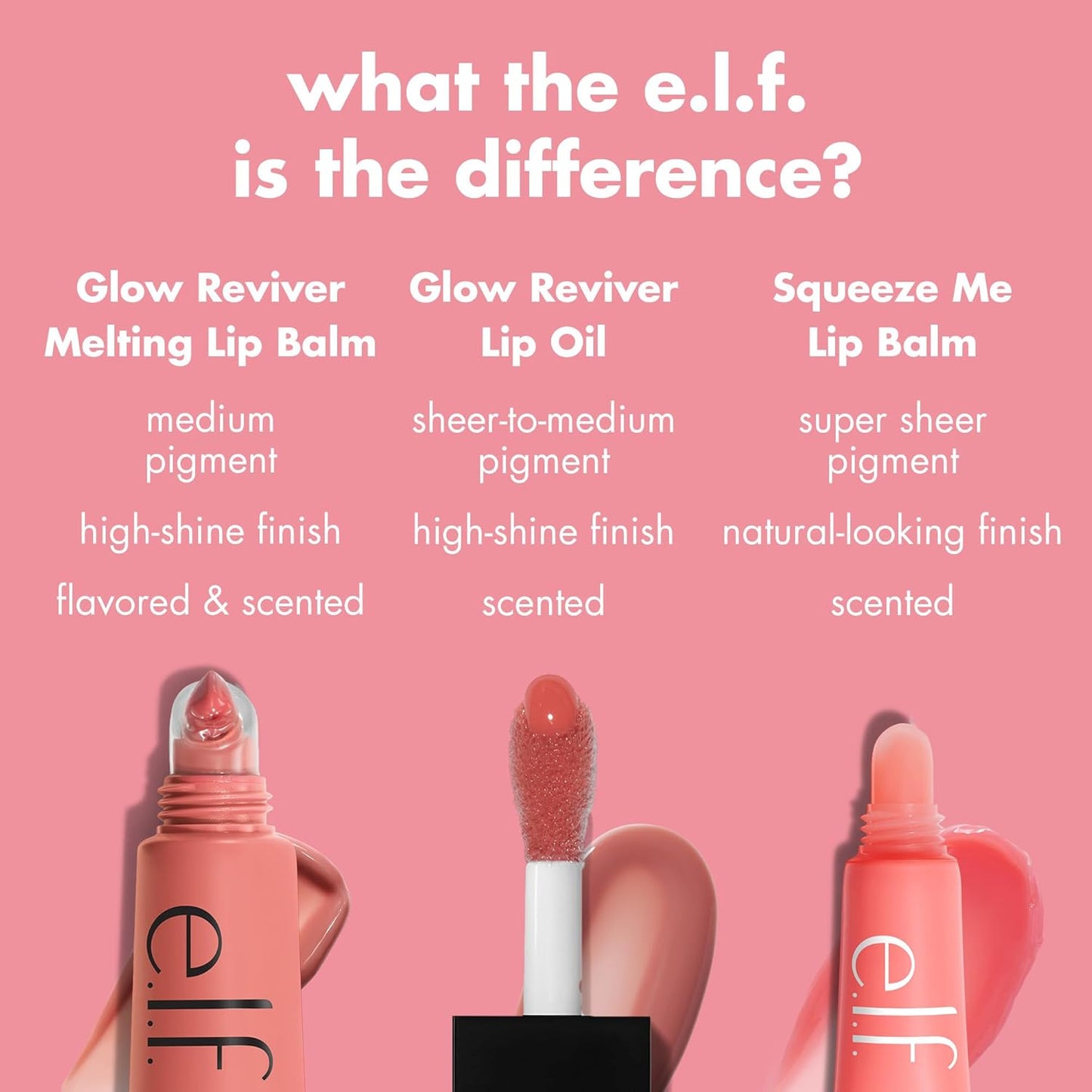 E.L.F. Glow Reviver Tinted Melting Lip Balm in Strawberry Shortcake