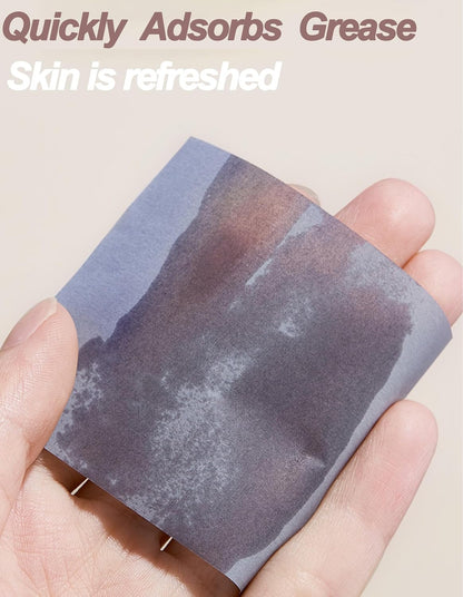 300-Count Oil Blotting Papers for Face - Shine Control and Makeup Preservation
