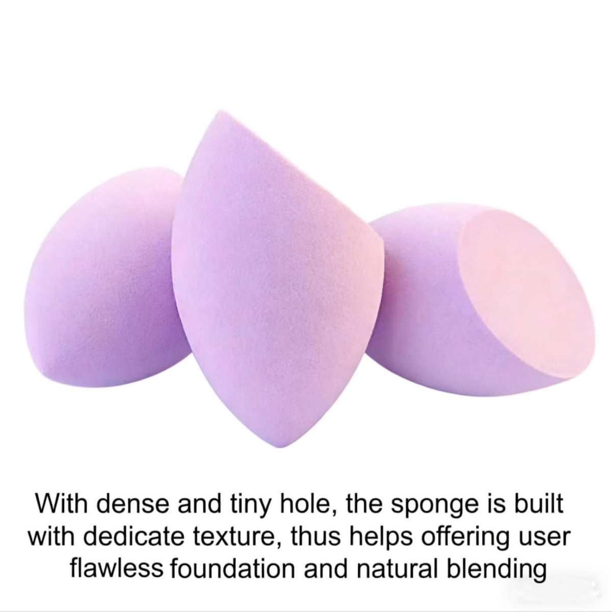 Angled Makeup Sponge Blender for Foundation Application