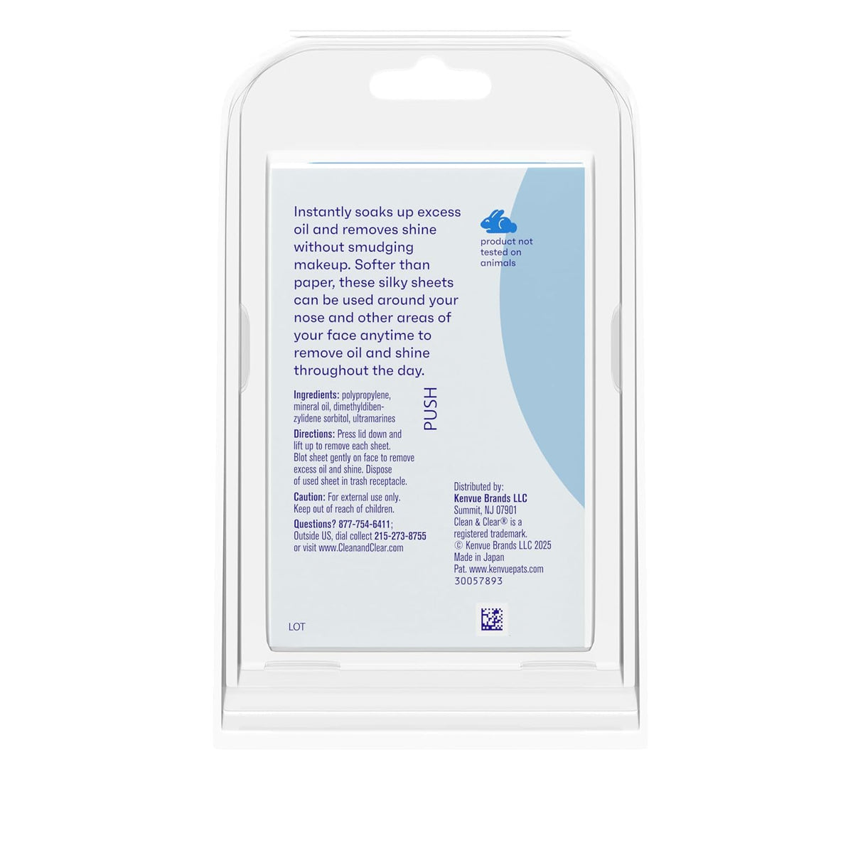 Clean & Clear Essentials Oil Absorbing Sheets, 50 Count, Pack of 3