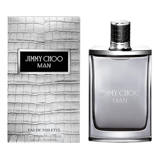 JIMMY CHOO Man Eau De Toilette - Men's Aromatic Fougere Woody Fragrance with Notes of Lavender, Pink Pepper, and Patchouli
