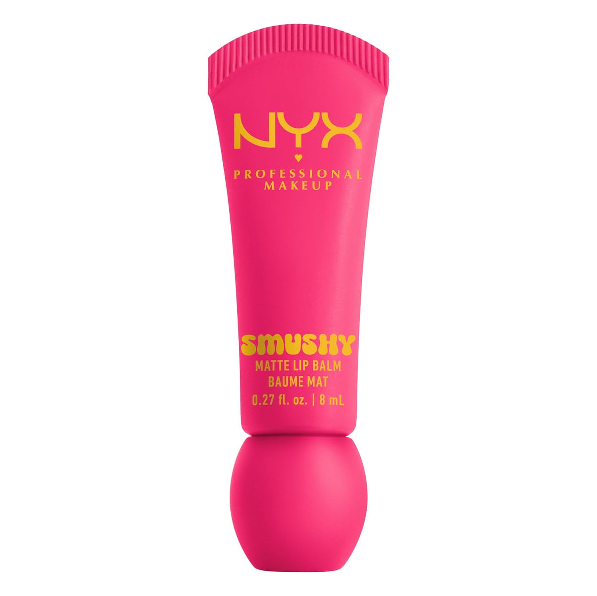 NYX Professional Makeup Smushy Matte Lip Balm - Tinted Lip Moisturizer with Soft Matte Finish in Sweet Smack (Mid-Tone Pink)